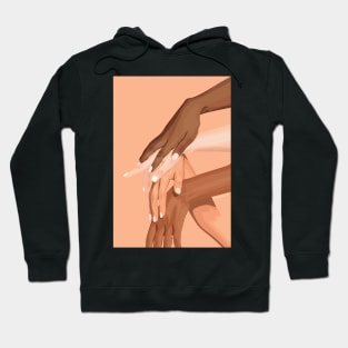 Black Lives Matter Empowered Hands Hoodie